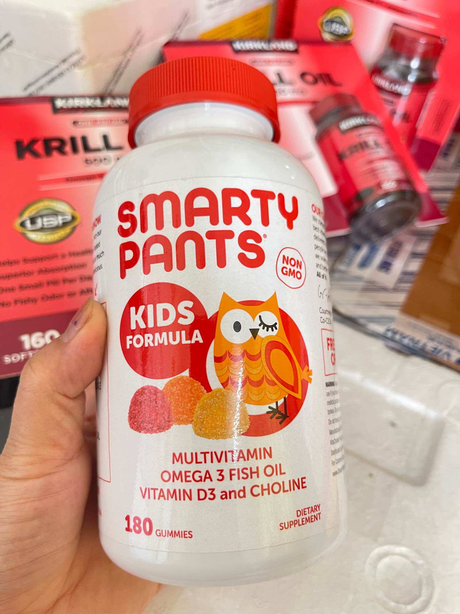 Kẹo dẻo smarty pants vitamin tổng hợp giúp trẻ thông minh - 180 viên