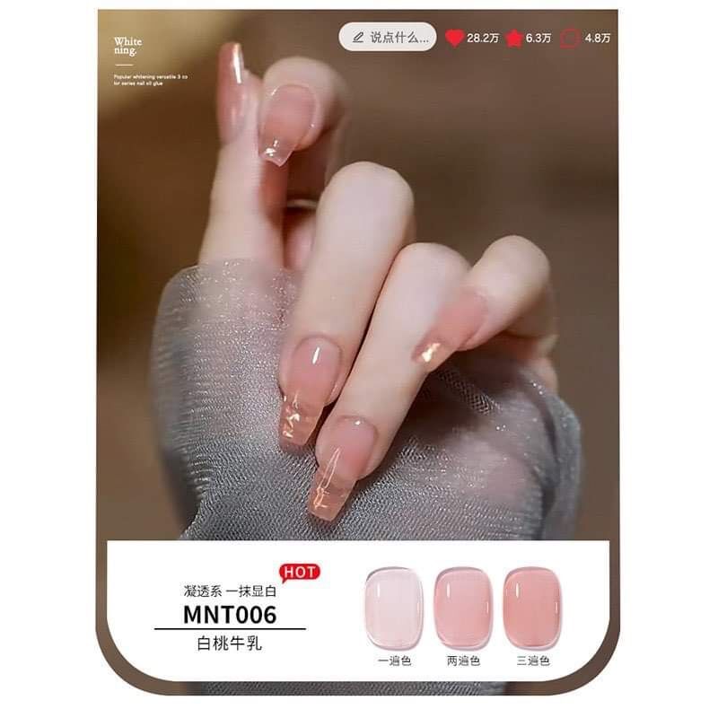 Sơn gel tone màu thạch siêu hot MNT (MUA 10CHAI TẶNG 1CHAI)