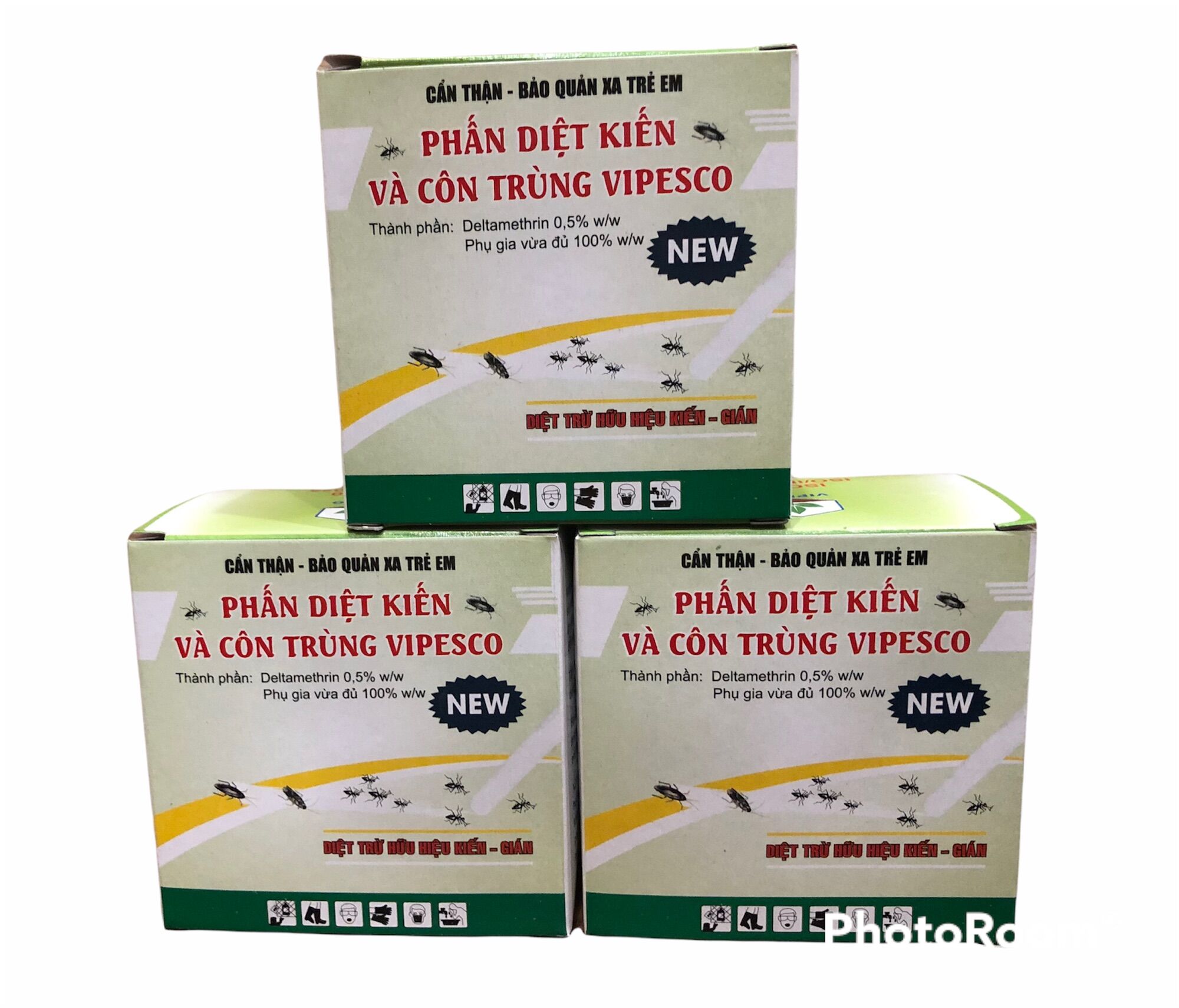 [HCM]Phấn Viên Diệt Kiến, Gián Vipesco (10 Hộp X 2 Viên)