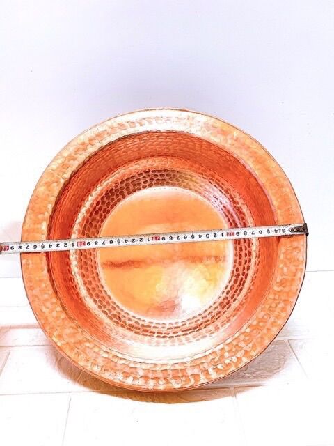 CHẬU ĐỒNG ĐỎ 36CM CHẤT LIỆU BẰNG ĐỒNG ĐỎ 💯