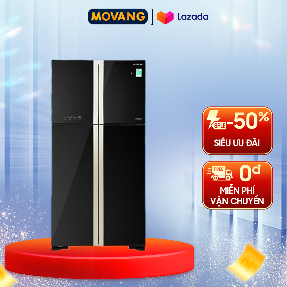 [GIAO TẠI HCM] -  Tủ lạnh Hitachi Inverter 509 lít R-FW650PGV8(GBK)