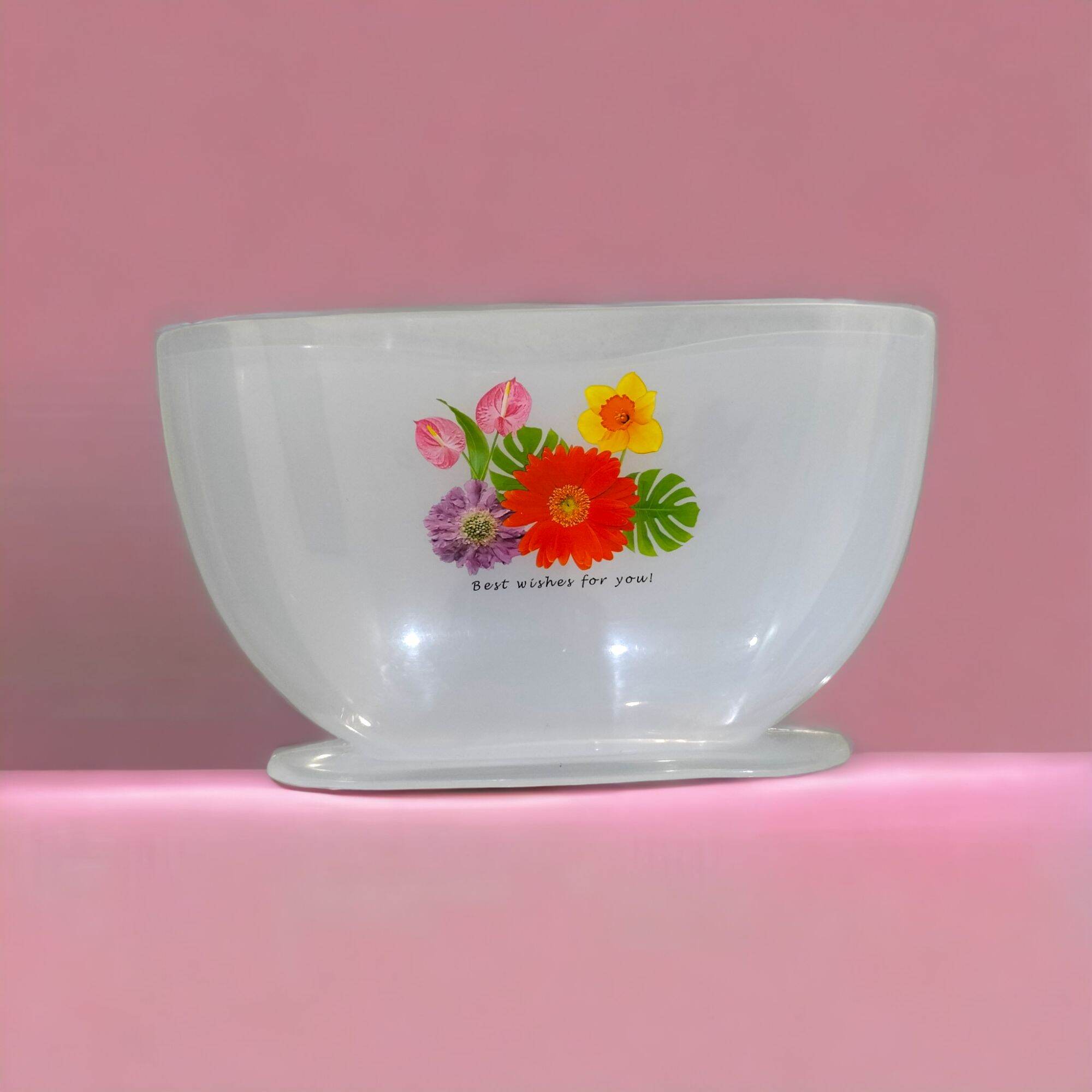 Prota Bộ 2 tô nhúng bánh tráng 3 ngăn loại hoa trung (CHÍNH HÃNG) PT-932