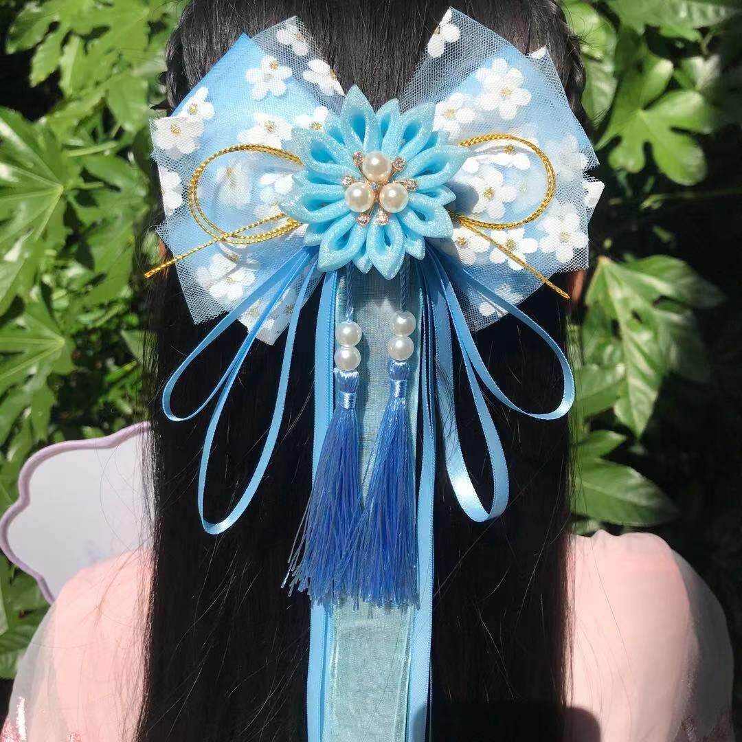 kẹp tóc nơ cổ trang, tiểu thư (hanfu) 17