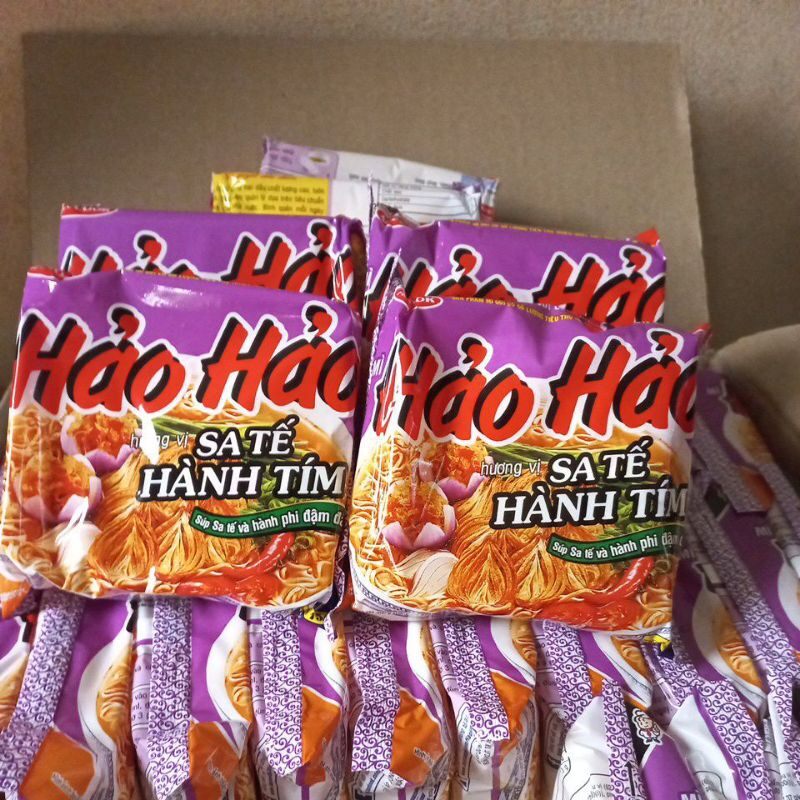 Mì Hảo Hảo Hương Vị Satế Hành Tím (75g × 30 gói)...date mới