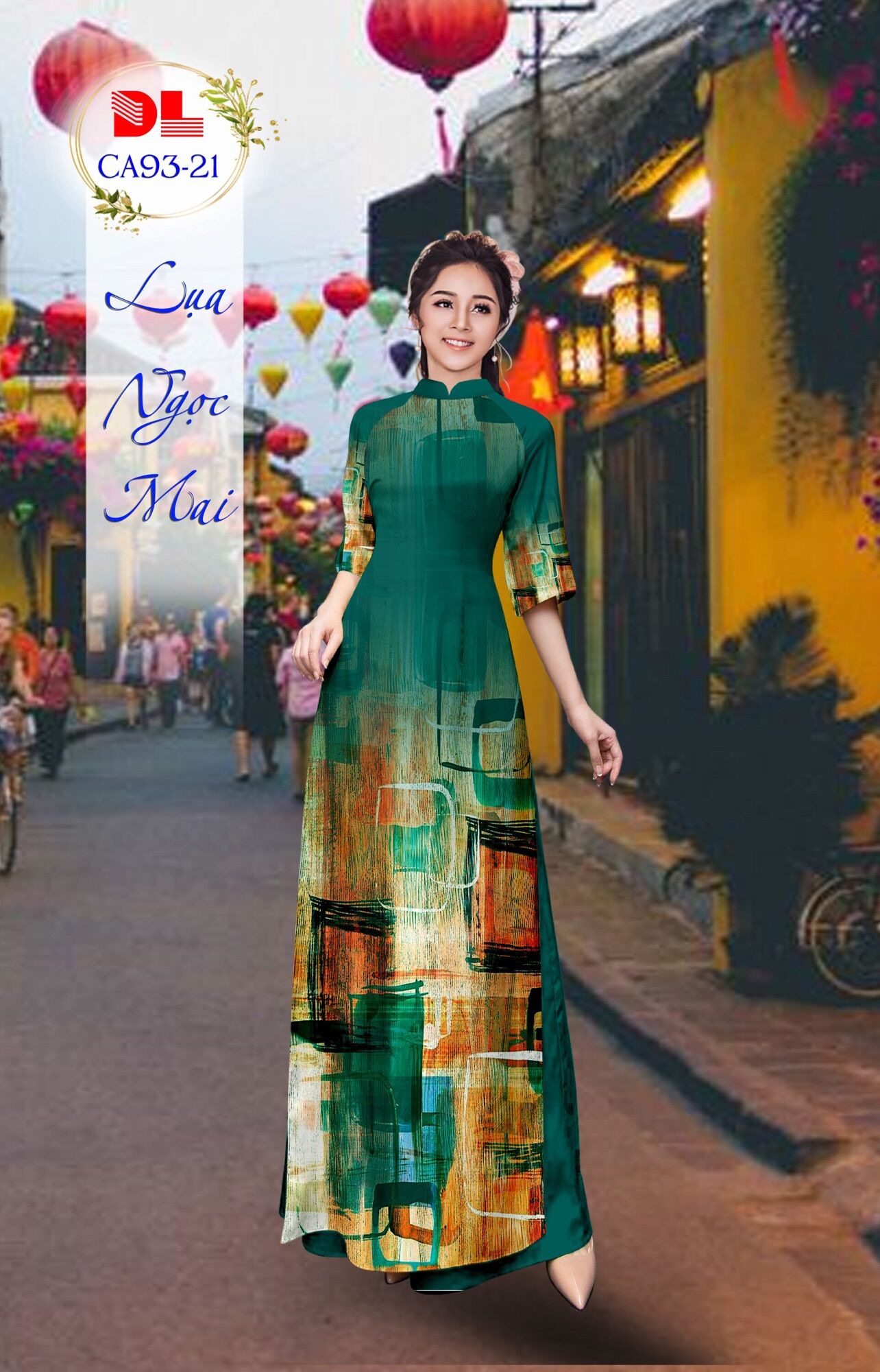 Vải áo dài lập thể