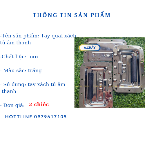 Tay xách tủ máy thiết bị âm thanh, bộ 2 chiếc