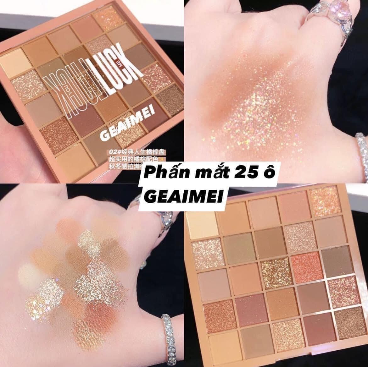 Bảng phấn mắt 25 ô luck luck