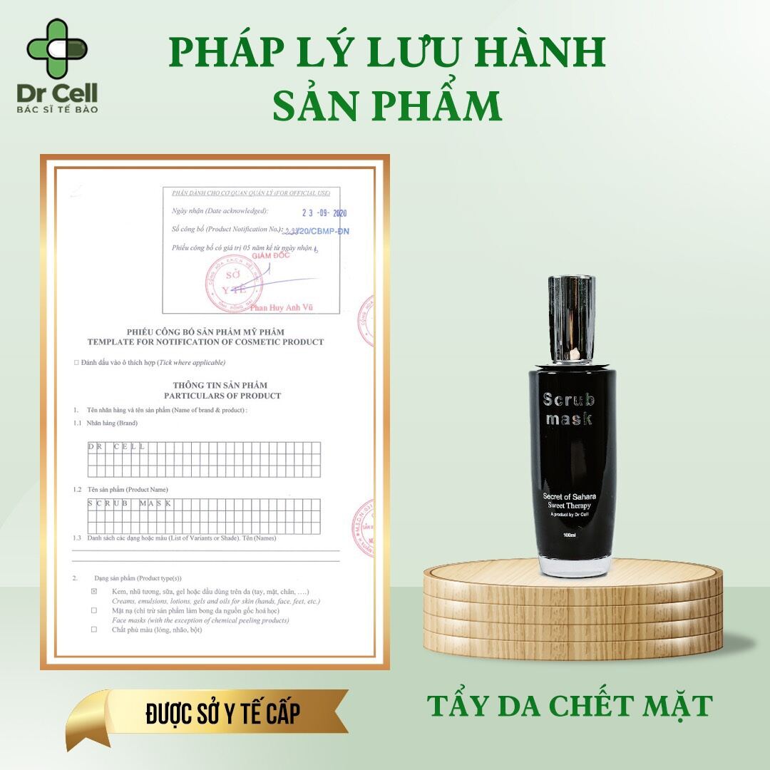 COMBO SIÊU SẠCH DA SÁNG MỊN TỪ SỮA RỪA MẶT VÀ TẨY DA CHẾT DR CELL