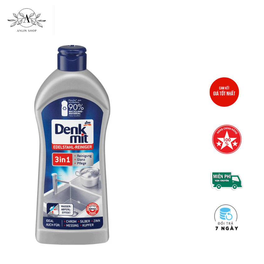 Nước tẩy inox Denkmit 300ml, nước tẩy đa năng, nước tẩy rửa đồ inox và kim loại.