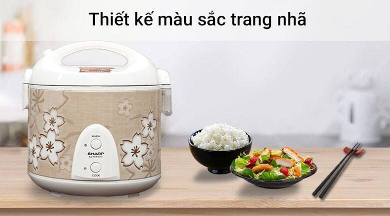 Nồi cơm điện Sharp 1.8 lít KS-N191ETV ( còn mới 95% )