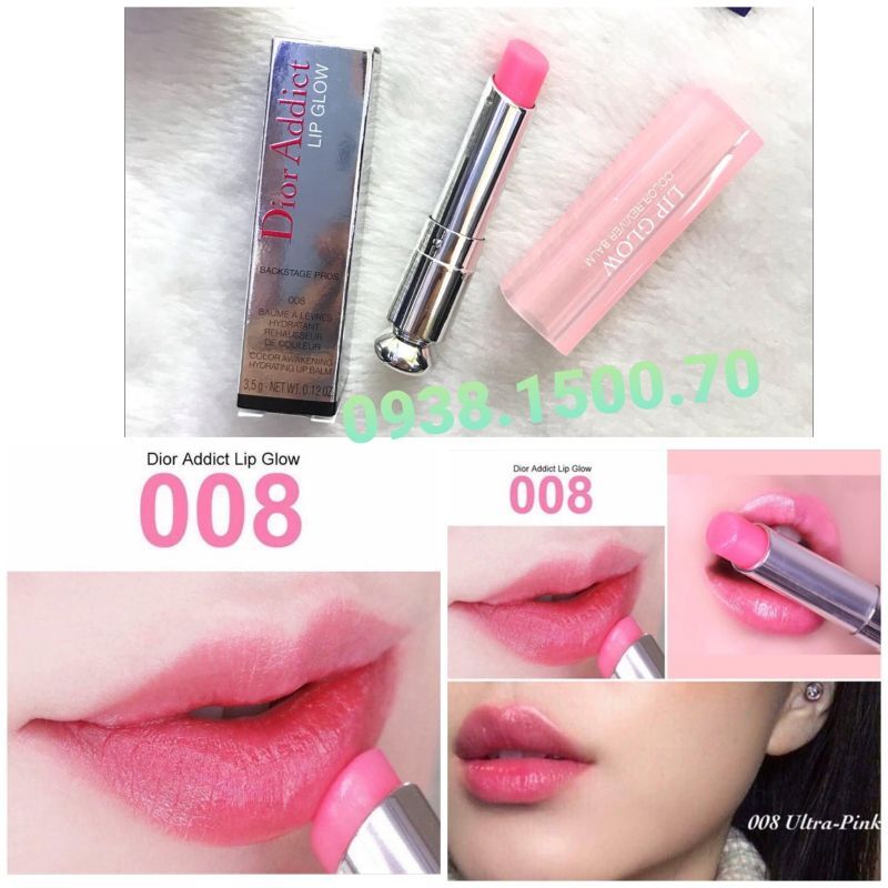 Son Dưỡng Dior Addict Lip Glow  008 Ultra Pink  Pazuvn