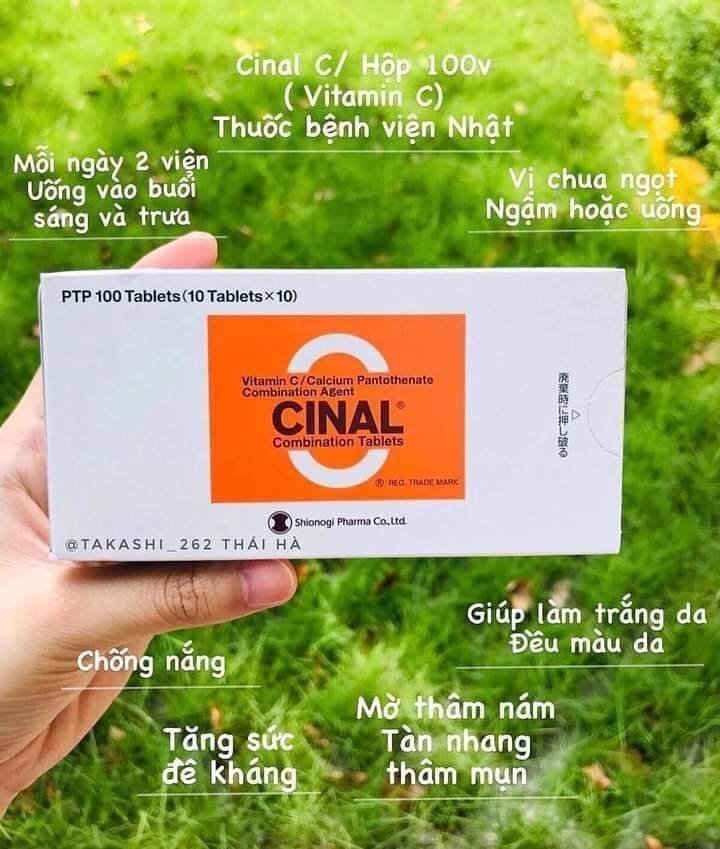 nước uống vitamin c cinal nhật bản