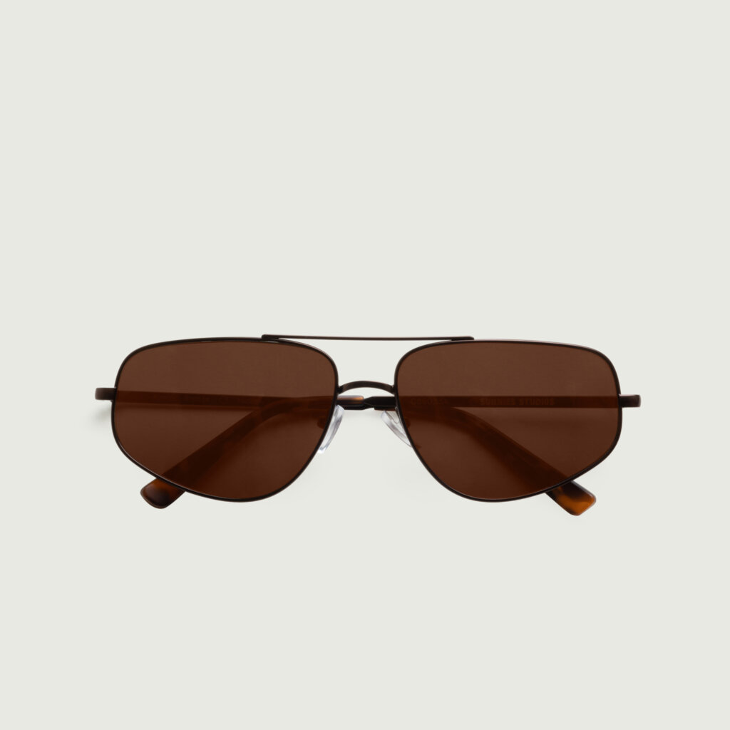 Kính Mát Gọng Phi Công Rome Bronze Hickory