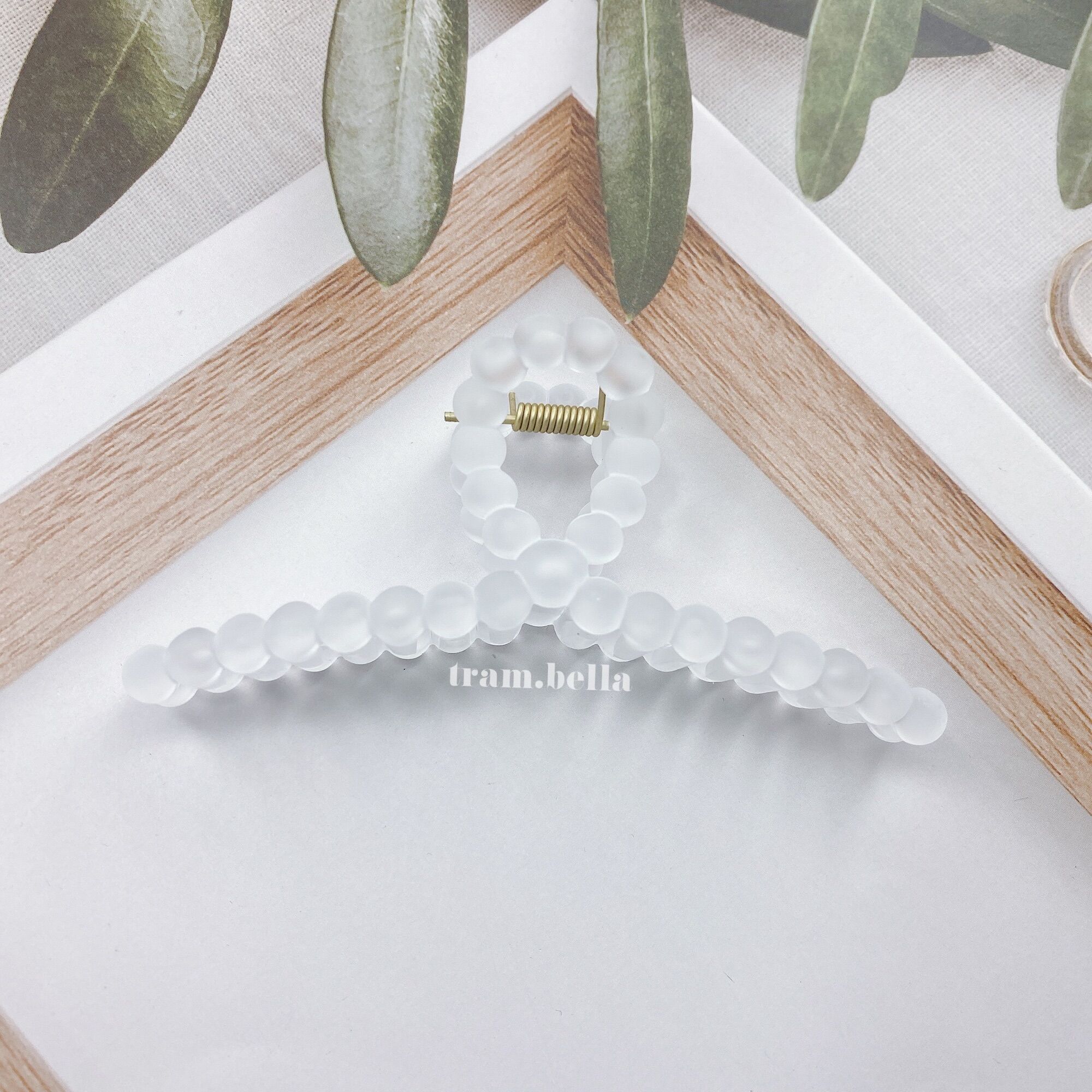 Kẹp tóc hạt trong suốtkẹp tóc kiểu hàn quốc - Trâm Bella