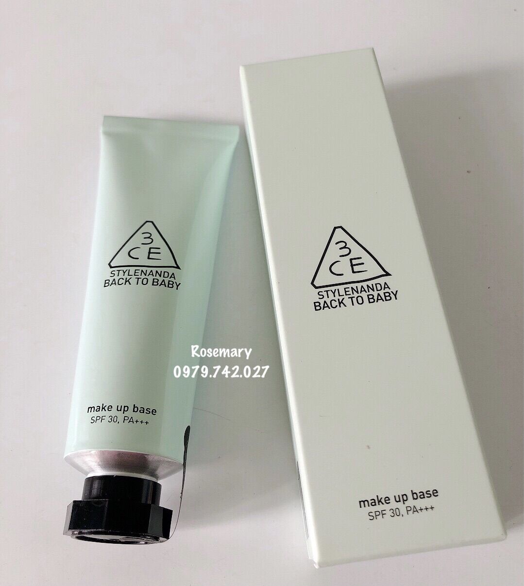 Kem lót 3ce back to baby make up base mint green xanh lá 30ml