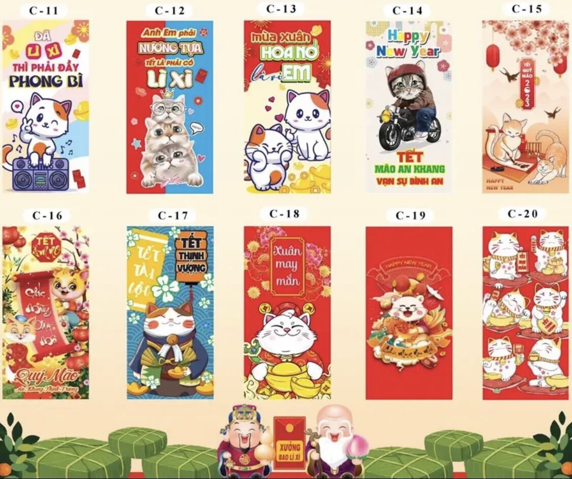 Bao lì xì truyền thống