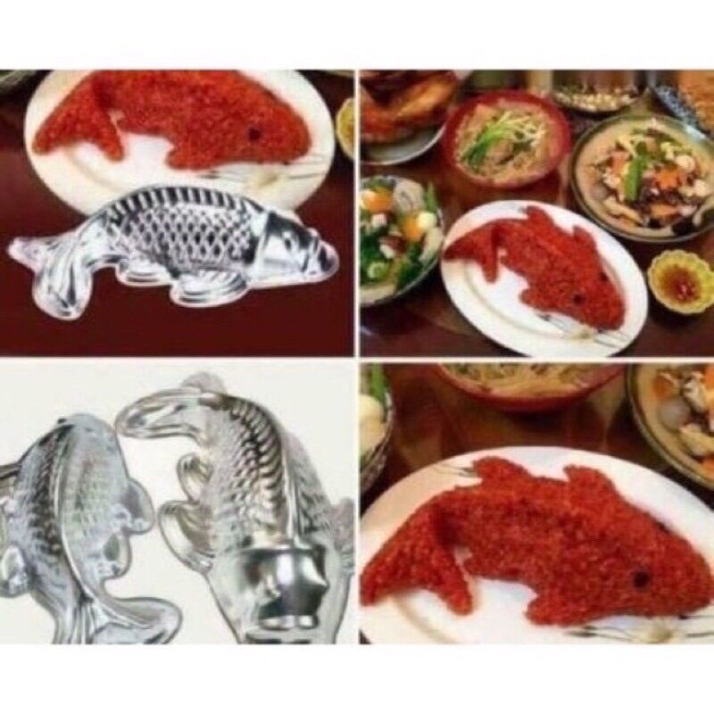 khuân làm xôi ,khuân làm thạch hình cá chép