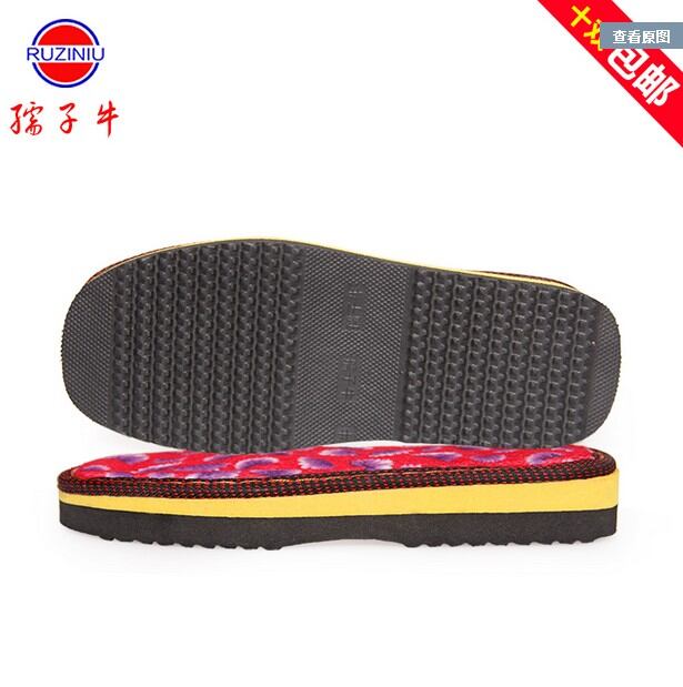 Đế giày len sợi băng đế giày len dày sợi khăn quàng cổ đan tay móc dây giày dép đế giày dây đèn nhiều màu đế giày móc dây giày