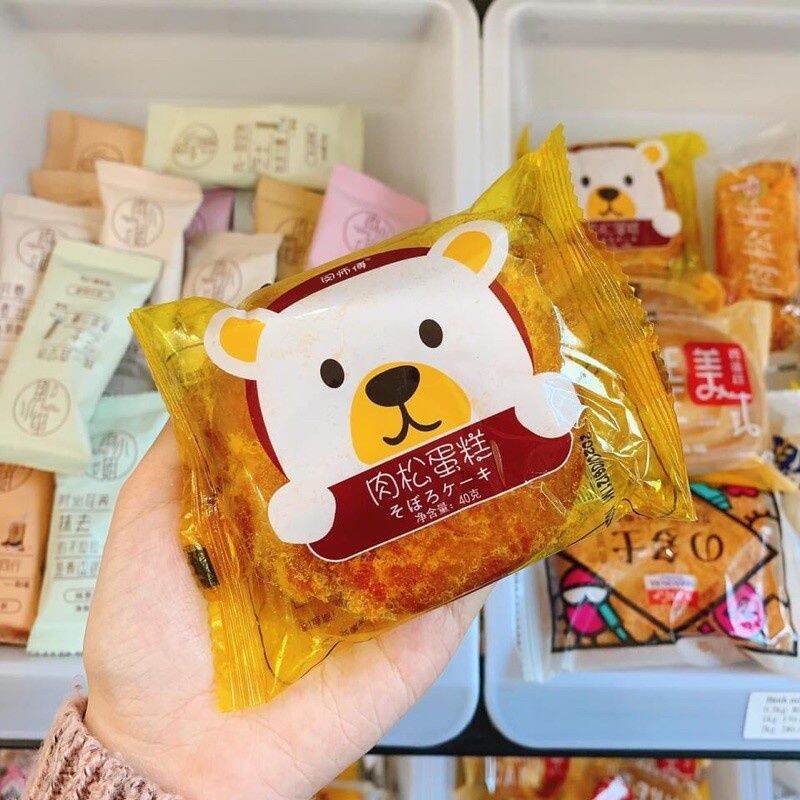 Bánh ruốc gấu thùng 1.2kg khoảng 30 cái
