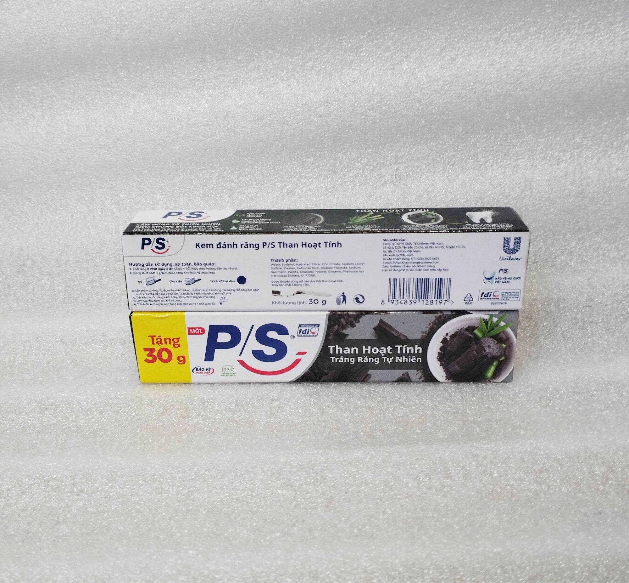 Kem đánh răng p/s than hoạt tính 30g / 80g