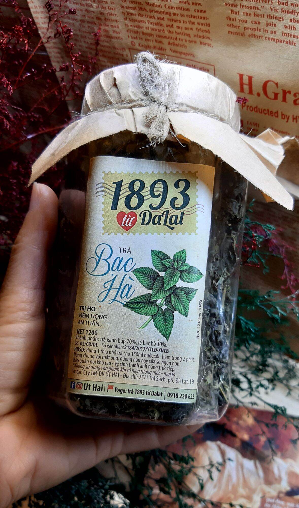 Trà xanh bạc hà