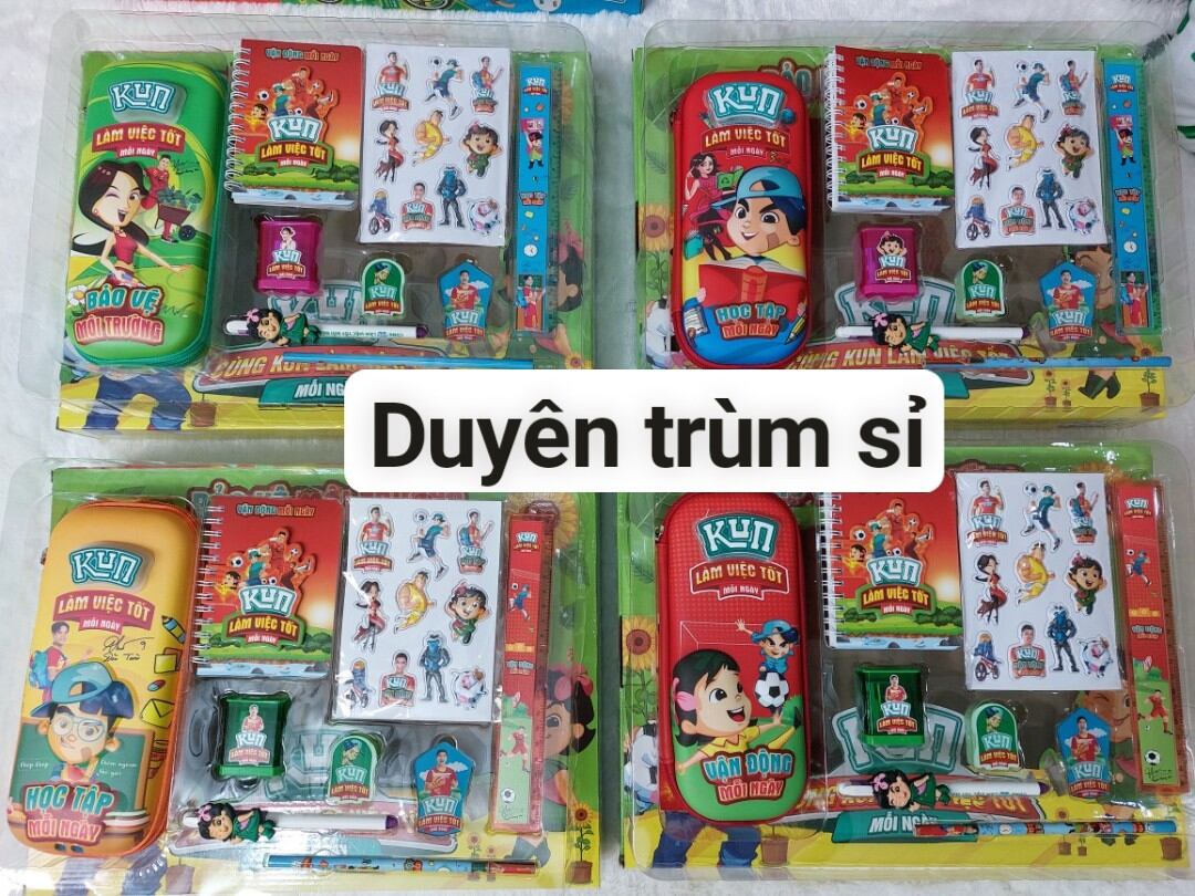 Bộ dụng cụ học tập kun cao cấp