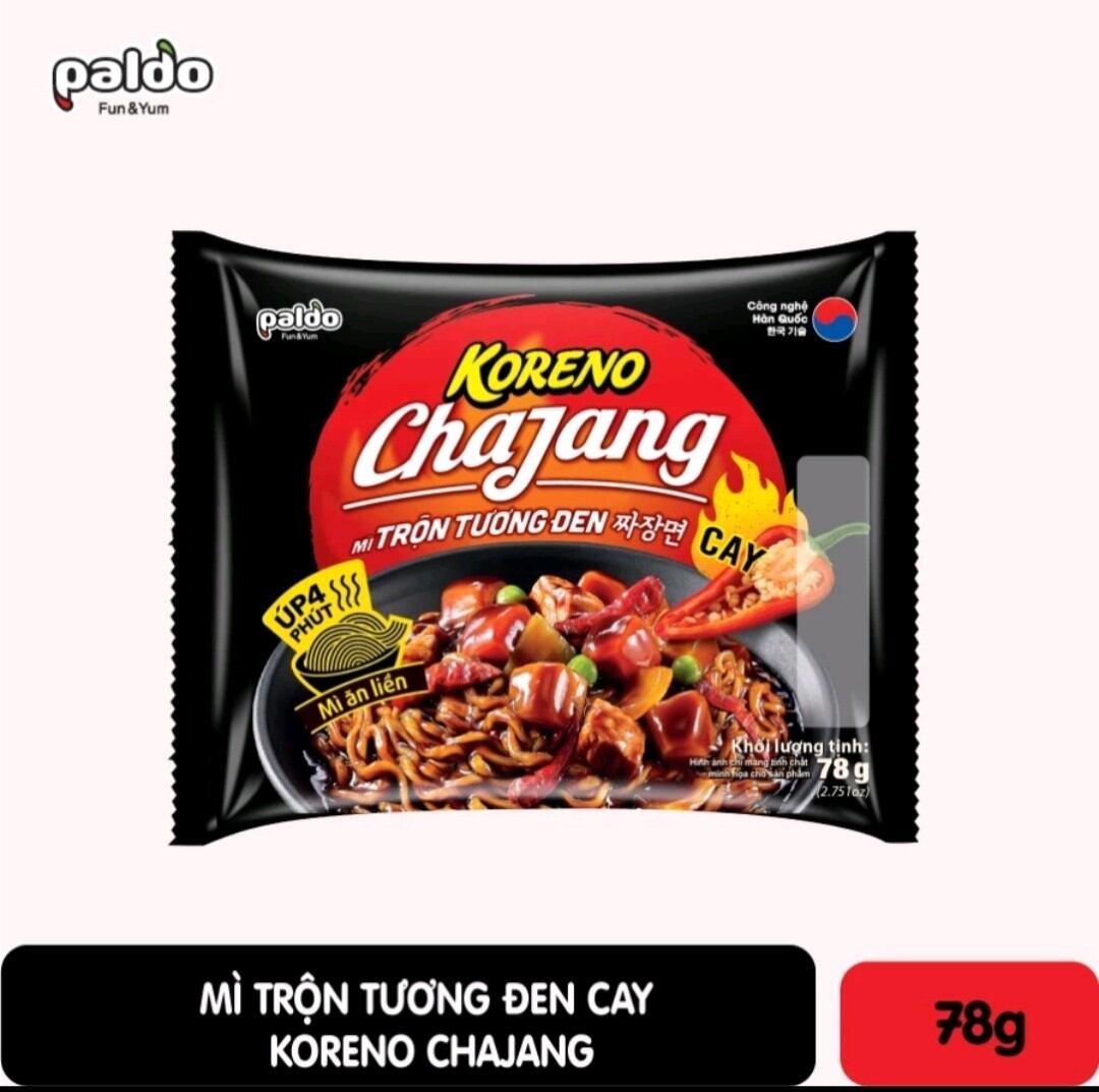 👉👉👉 1 THÙNG] MÌ TRỘN TƯƠNG ĐEN KORENO CHAjANG