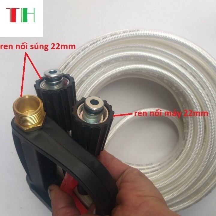 Dây rửa xe 10M, 15M, 20M, 30M,  S.úng xịt cò đỏ ( LOẠI TỐT)