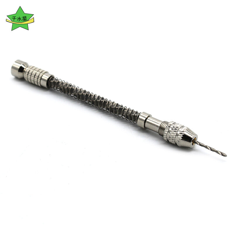 Hand-held Drill DIY Model for Making Drilling Tool Plastic Punched Handmade Crafts Walnut Olive Drilling