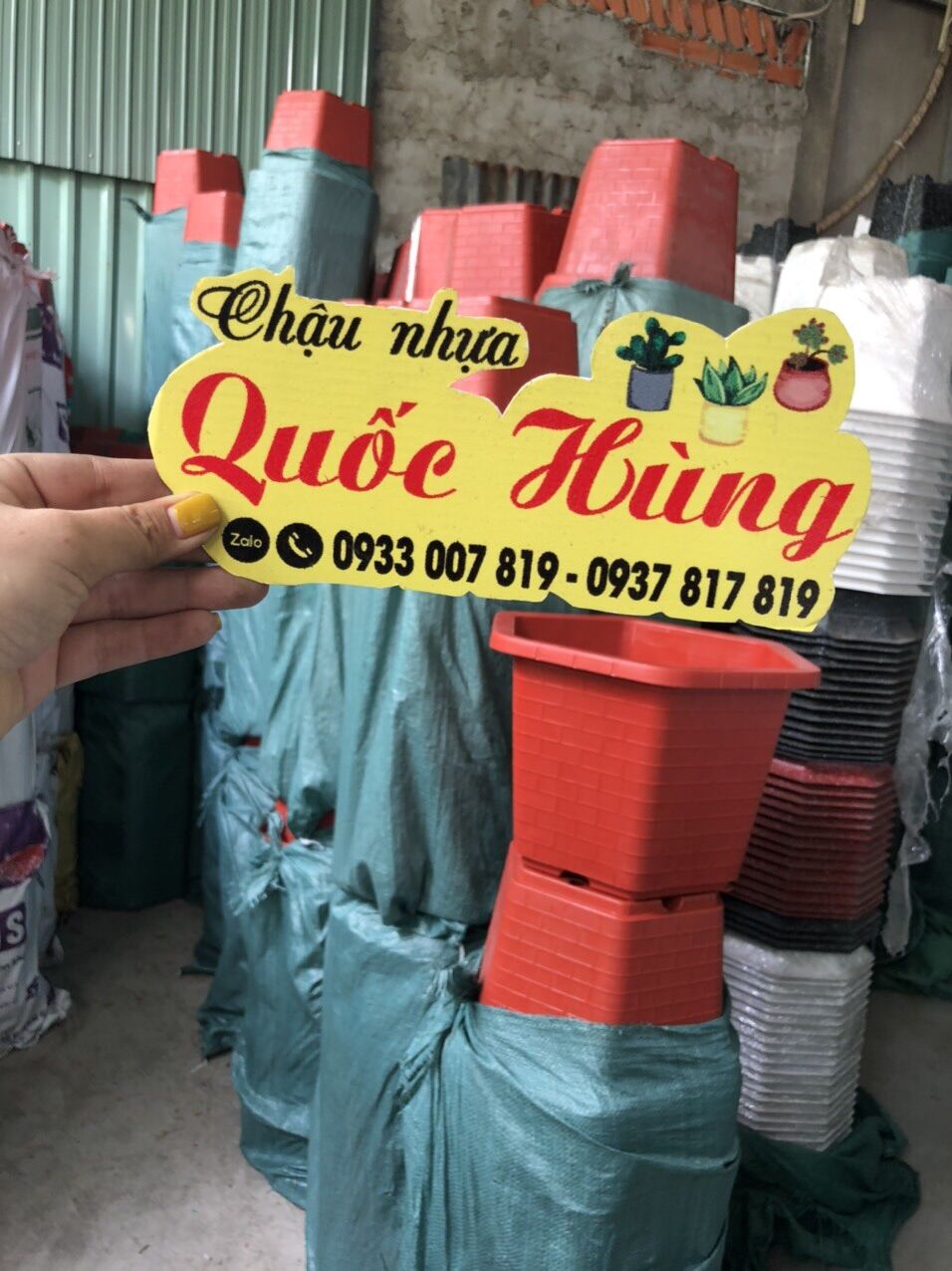 Combo 10 chậu FA520 Đỏ