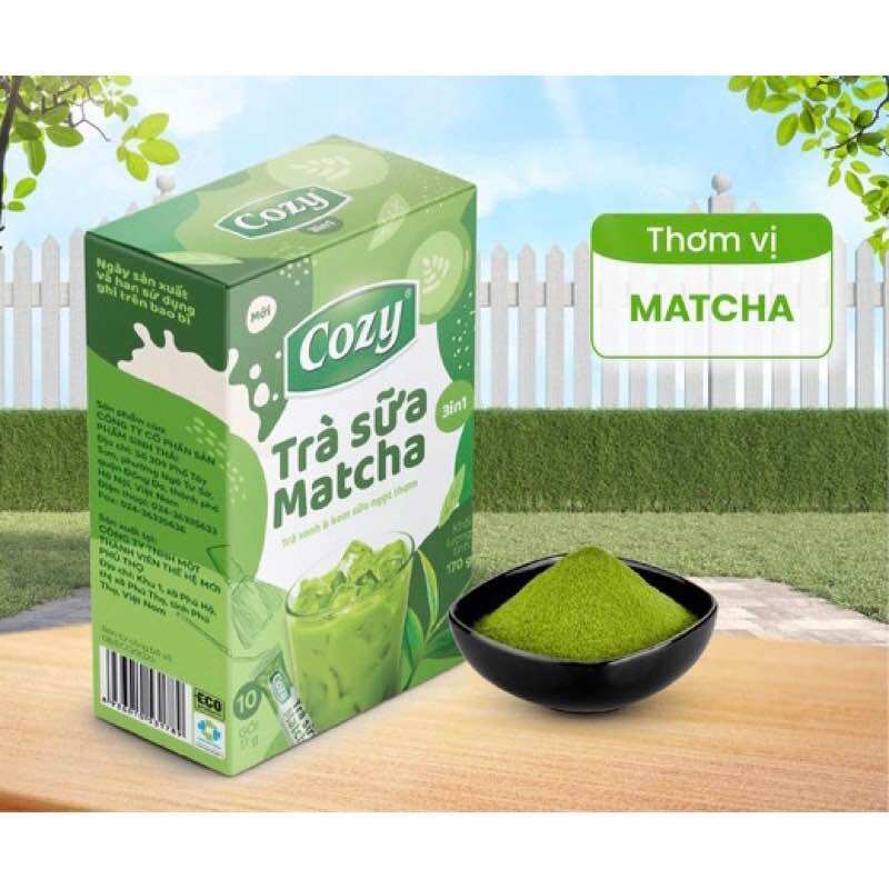 Trà sữa matcha 3in1 10 tép*17gr