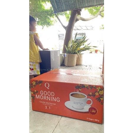 Cà Phê Sữa Hoà Tan Trần Quang Good Morning 480g
