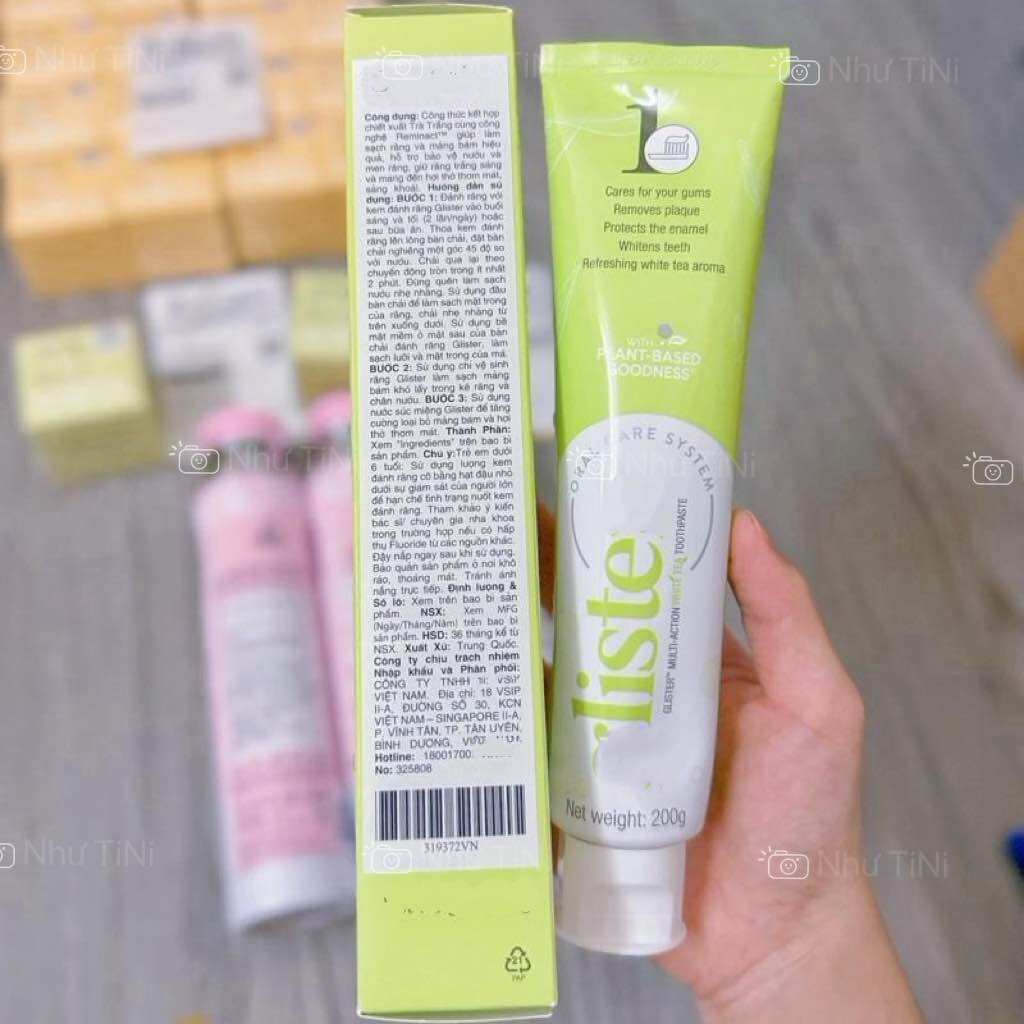 Kem đánh răng trà trắng 200g ( tem phụ ) chính hãng công ty