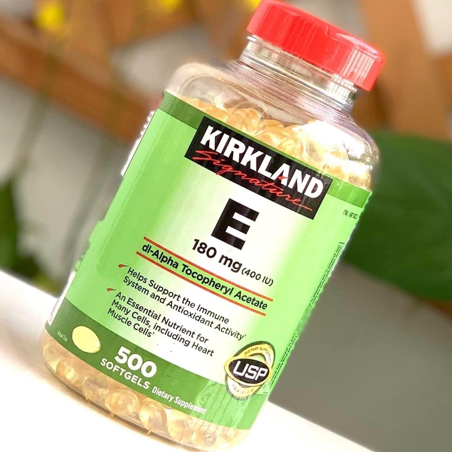 Viên uống vitamin e 180mg - 400iu - hủ 500 viên