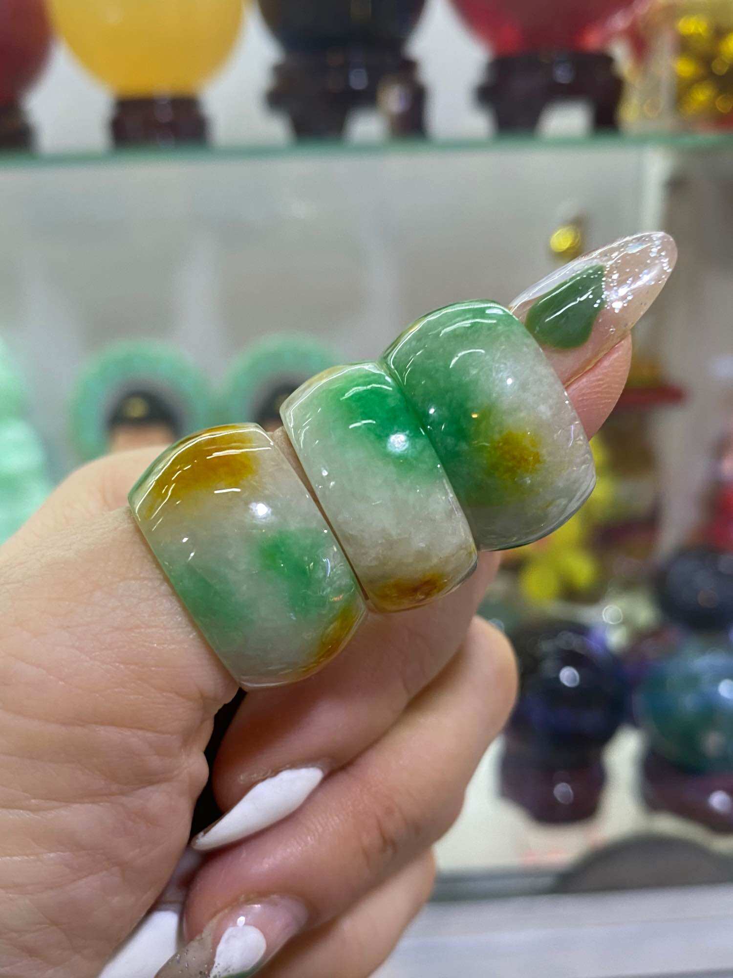 Nhẫn Ngọc đá phú quý