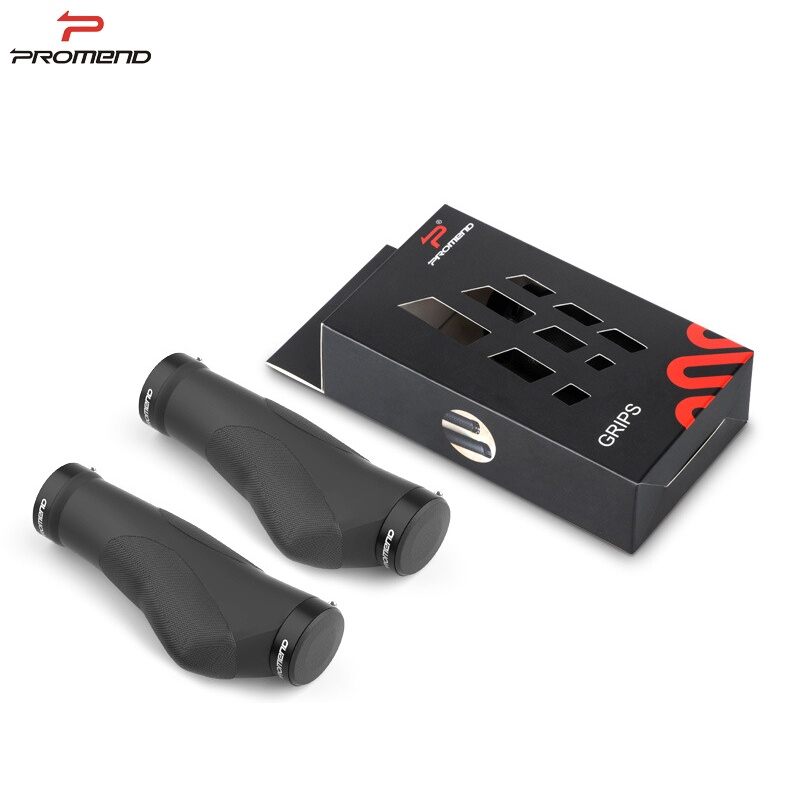 Tay Nắm Xe Đạp MTB Promend Bằng Cao Su Míc Nhôm Chống Trượt