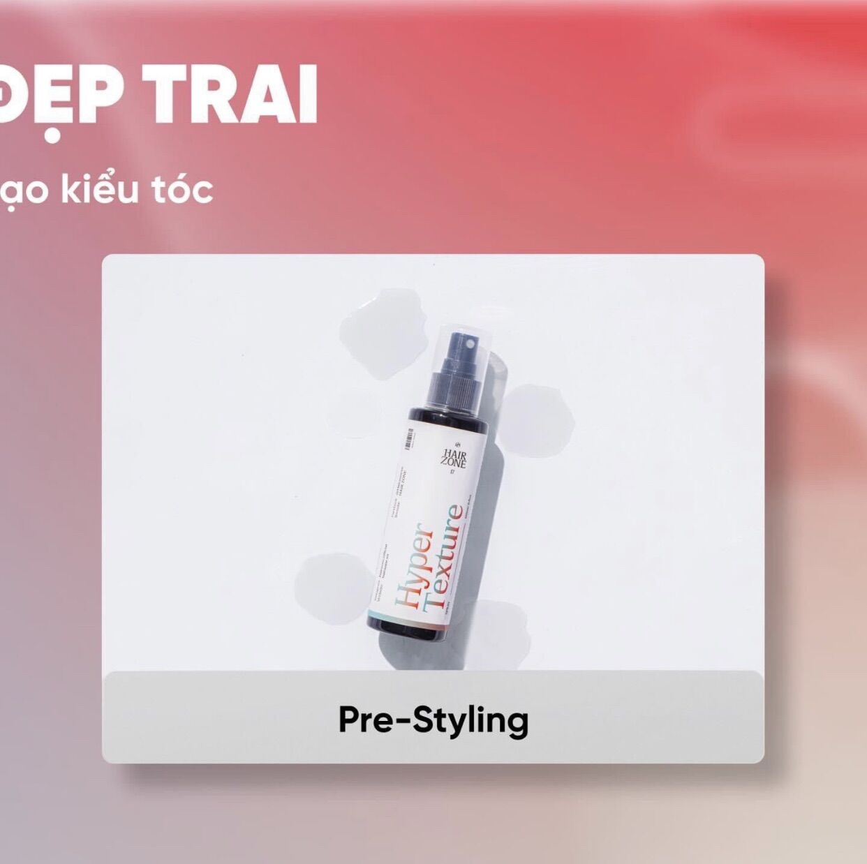 Xịt tạo phồng tóc Hyper Texture By HairZone