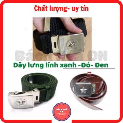 Dây lưng lính đỏ - dây lưng lính xanh vải dù - dây lưng lính đen vải dù