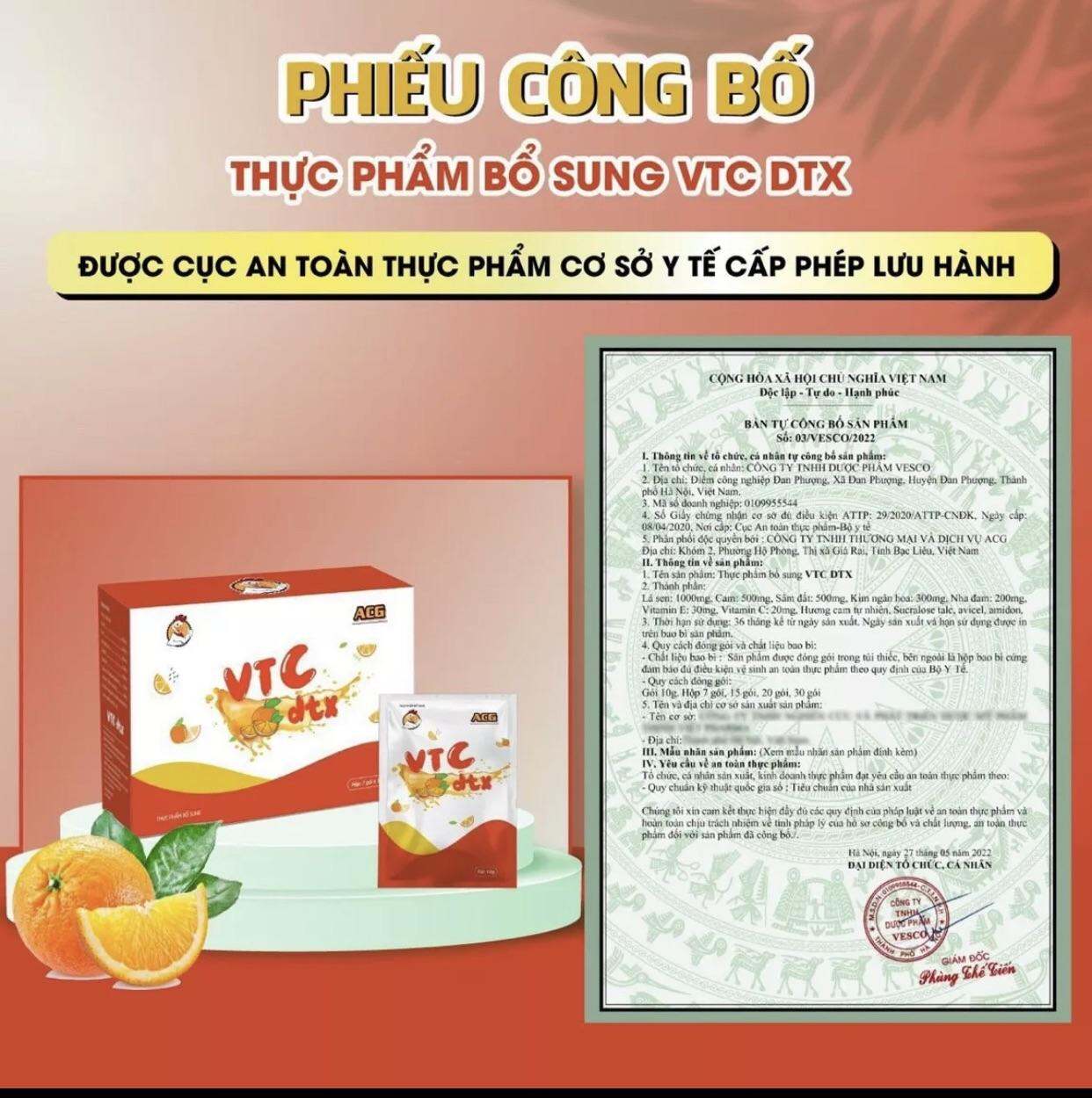 Nước Giảm Cân Acg Detox vị Cam tặng kèm detox thải mỡ rau củ x2 hiệu quả & đẹp da