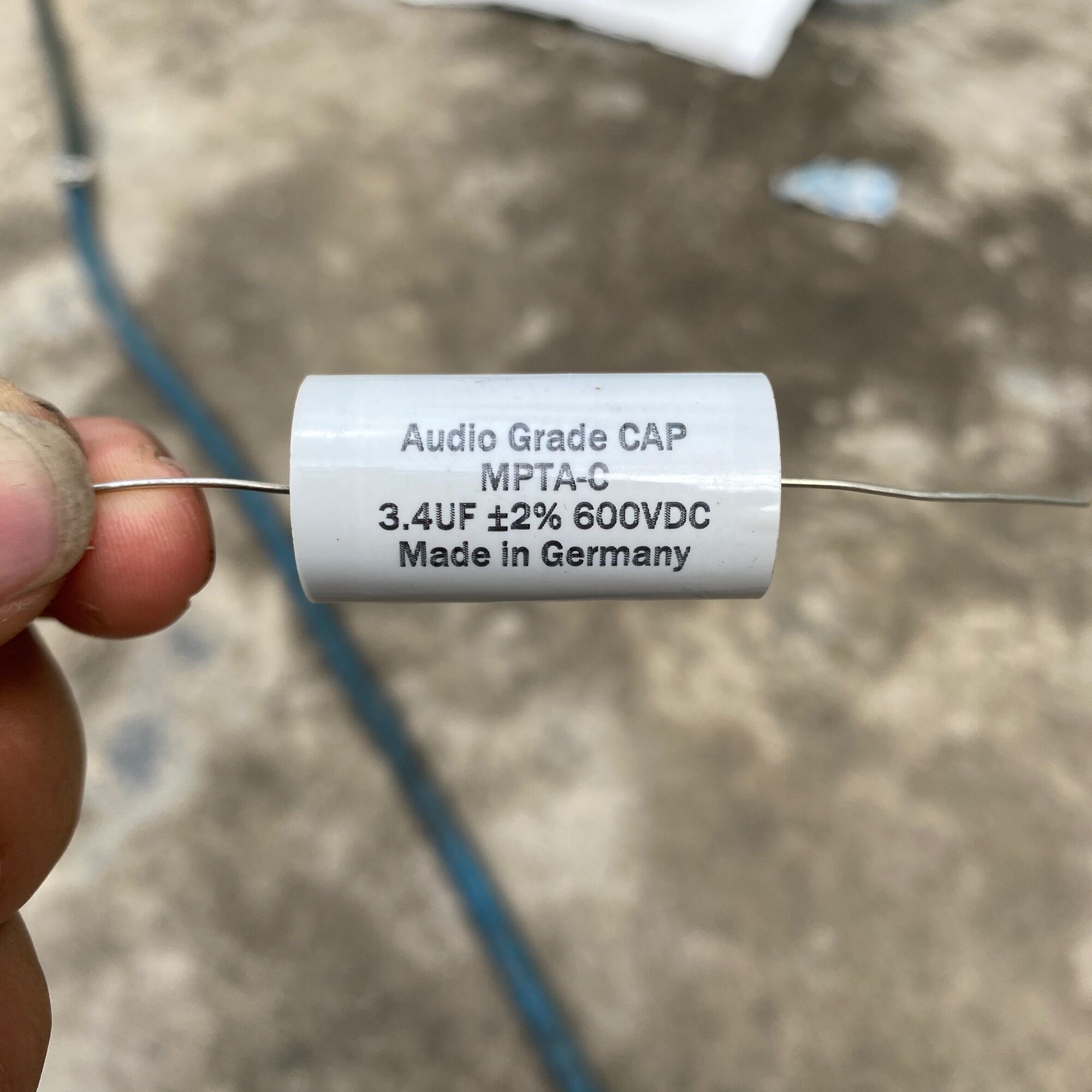 Tụ 3.4uf 600VDC Audio Grade Cap MPITA-C Made in Germany Chất lượng cao, độ bền cao