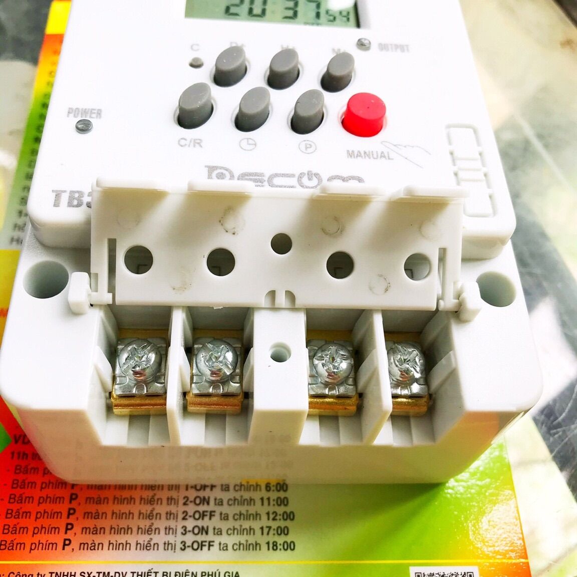 [5000W] Hẹn giờ điện tử công suất lớn 5000W TB35 - E