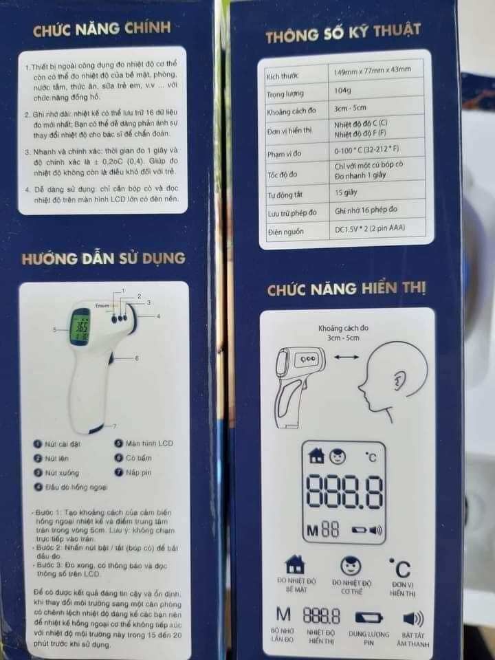 Nhiệt kế điện tử ensure