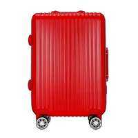 Diplomat | Red Wedding Luggage with Swivel Wheels