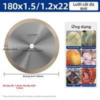 LASH | Đĩa Cắt Đá Ngọc Bích Lưỡi Cưa Kim Cương