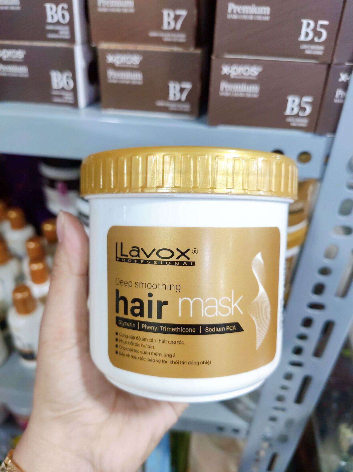 [ tặng mũ trùm tóc ] Kem Ủ Tóc Siêu Mềm Mượt Lavox Deep Smoothing 1000ml