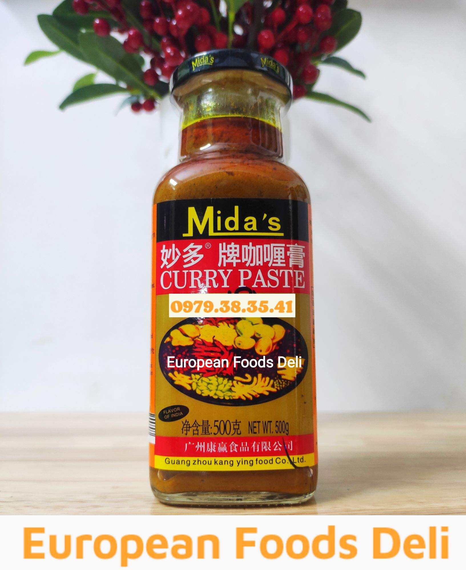 Gia Vị Cà Ri Midas Curry Paste 500 Gram