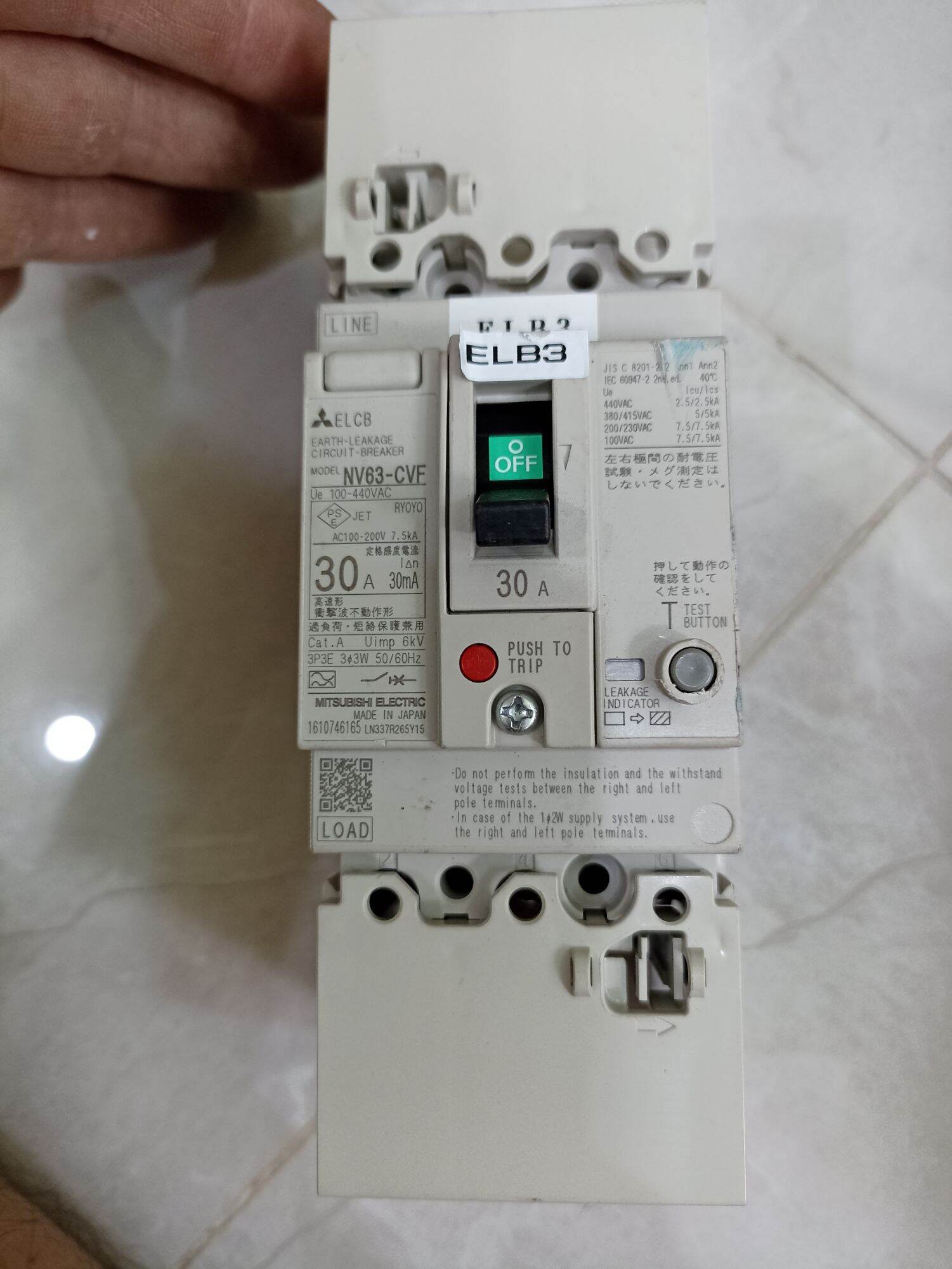 CB CHỐNG GIẬT 3 PHA MITSUBISHI 30A,40A