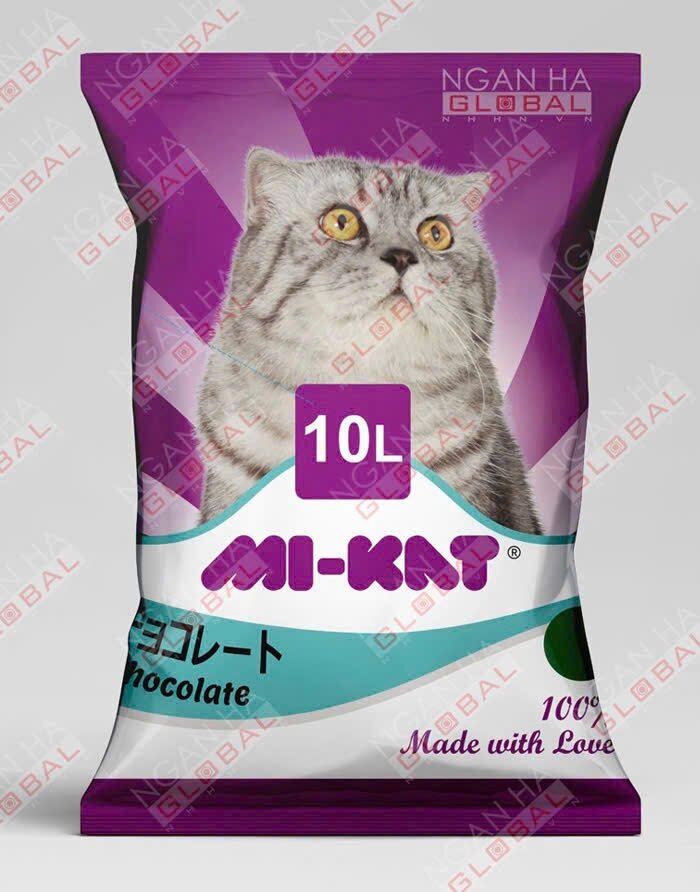 Cát Mi-kat 10L, Cát vệ sinh cho mèo, cát Min cho mèo