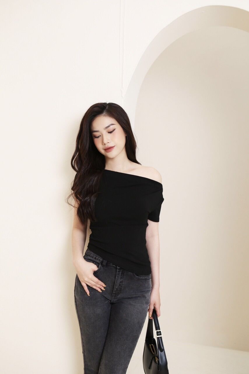 Áo Lệch Vai Quý Cô CT JEAN