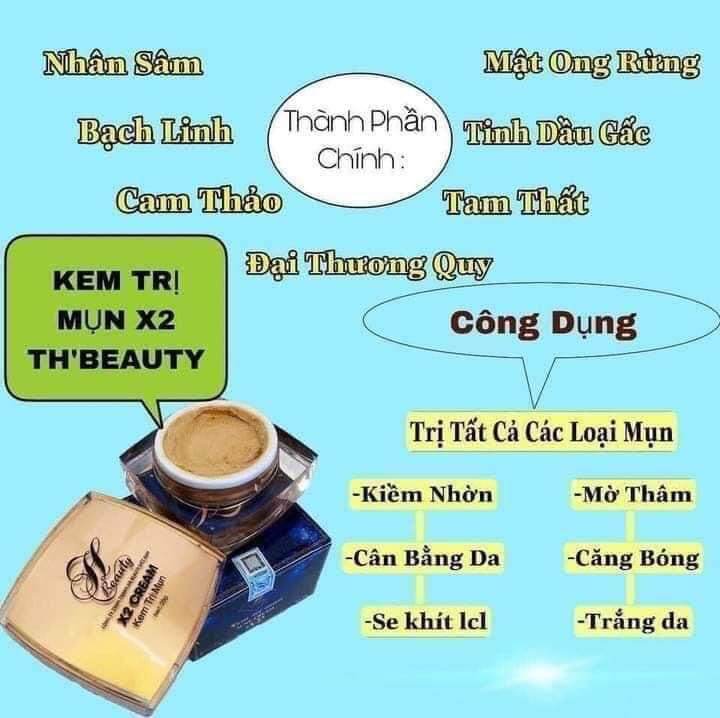 kem mụn x2 th beauty